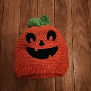 Baby pumpkin hat